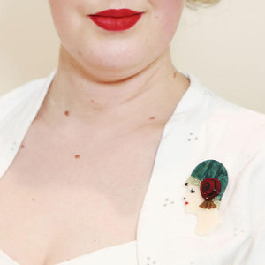 Erstwilder Clouche Couture Brooch BH6885-8141