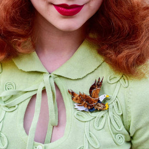 Erstwilder Comeback Kid Eagle Brooch BH7087-9080