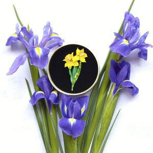 Erstwilder Garden Goddess Daffodil Brooch BH6794-6040