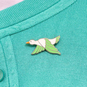 Erstwilder Dancing Duck Enamel Pin EP0059-8040