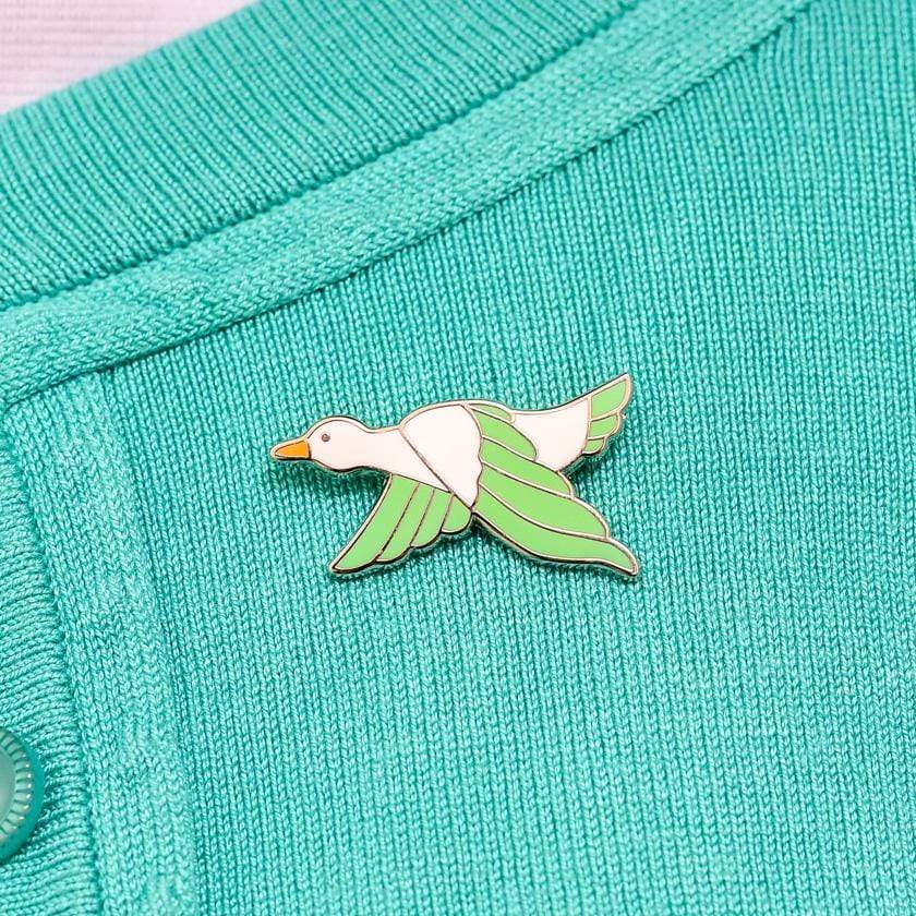 Erstwilder Dancing Duck Enamel Pin EP0059-8040