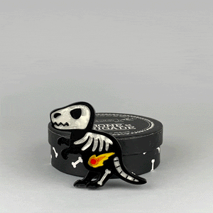 Erstwilder Dead-o-Saurus Rex Brooch BH6914-8070