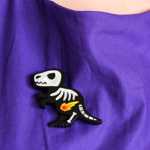 Erstwilder Dead-o-Saurus Rex Brooch BH6914-8070