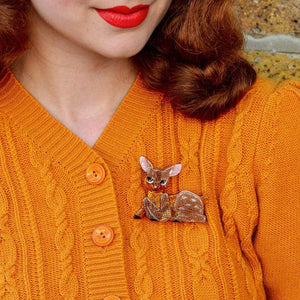 Erstwilder Doe-Eyed Deary Brooch BH6941-9000