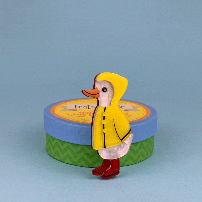 Duck, Duck, Splash! Brooch – Erstwilder - Main Image
