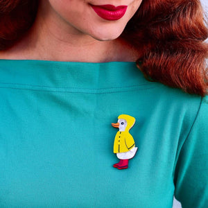 Erstwilder Duck, Duck, Splash! Brooch BH7048-6080