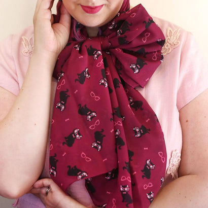 Erstwilder Elissa the Indie Cat Large Neck Scarf SC1018-2370