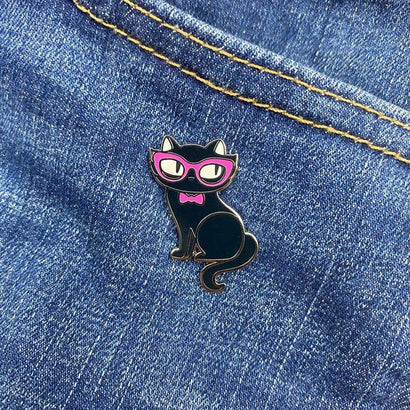 Erstwilder Elissa the Indie Cat Enamel Pin EP0087-7023