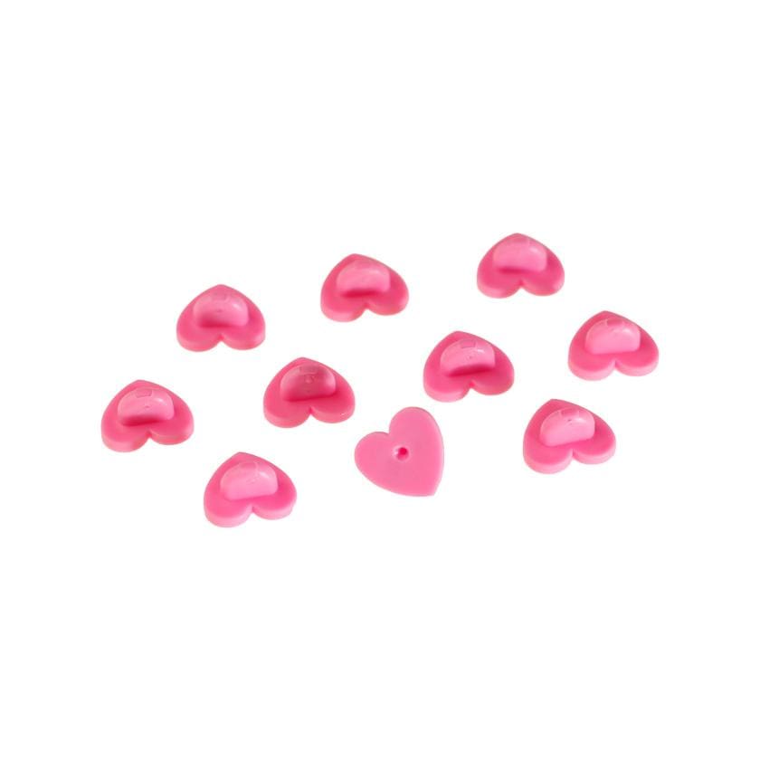 Erstwilder Enamel Pin Rubber Heart Backing 10-Pack PB0210-2000