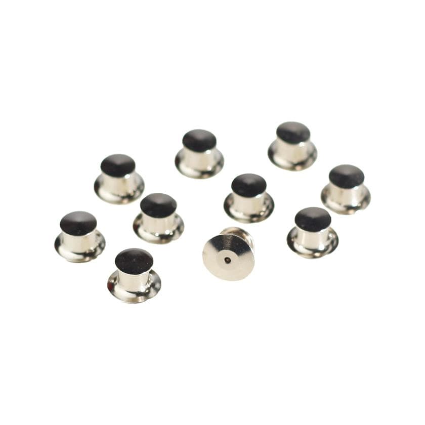 Erstwilder Enamel Pin Locking Clasp 10-Pack - Silver PB0210-7200
