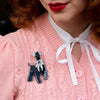 Erstwilder The Schnauzer and Klaus Brooch BH4011-7300