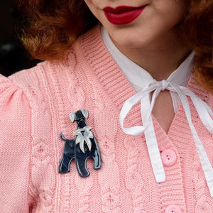 Erstwilder The Schnauzer and Klaus Brooch BH4011-7300