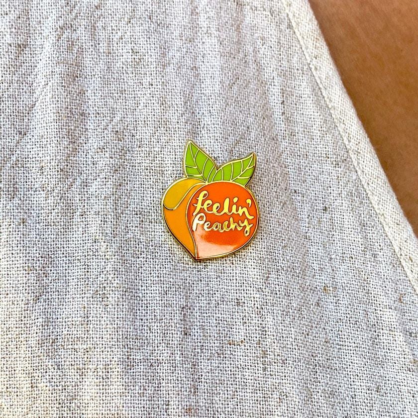 Erstwilder Feelin' Peachy Enamel Pin EP0010-6500