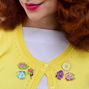 Erstwilder Heartfelt Hydrangea Enamel Pin EP0020-2040