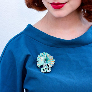 Erstwilder Floret Fronds Brooch BH7027-4060