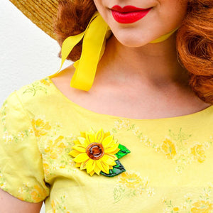 Erstwilder Follow the Sun Brooch BH6927-6000