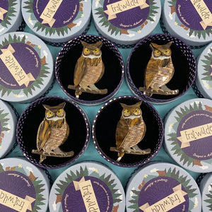 Erstwilder Gillian the Giving Owl Brooch BH7091-9291