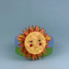Erstwilder Golden Ray Brooch BH7043-6065