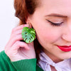 Green Eyed Monster Earrings