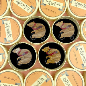 Erstwilder Grouchy Bear Brooch BH4038-9000