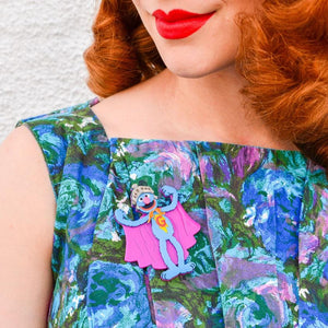 Erstwilder Super Grover Brooch BH6867-3023