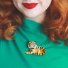 Erstwilder Hairy Hobbes Tiger Brooch BH6866-6300