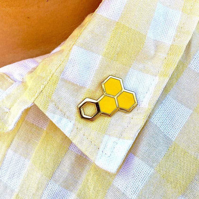 Erstwilder Happy Honeycomb Enamel Pin EP0003-6065