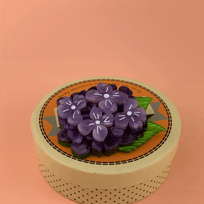 Heartfelt hydrangea deals brooch