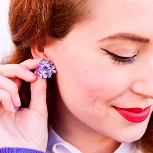 Erstwilder Heartfelt Hydrangea Earrings E6793-5000