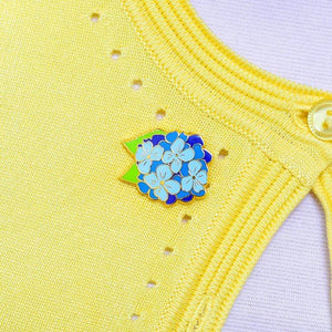 Erstwilder Heartfelt Hydrangea Enamel Pin EP0020-3040