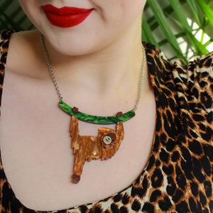 Erstwilder Hold On Louie Orangutan Necklace N6861-9000