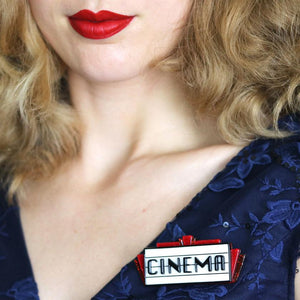 Erstwilder Now Showing Brooch BH6840-8010