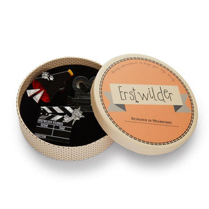 Erstwilder Lights, Camera, Action Brooch Set BH6841-7080