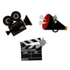 Lights, Camera, Action Brooch Set
