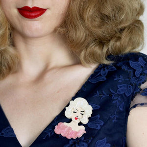 Erstwilder Holly Wood Brooch BH6847-8121