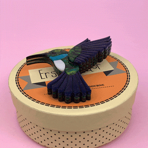 Erstwilder Hyacinth the Hummingbird Brooch BH5282-4030