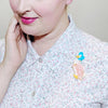 Erstwilder Jemima Puddle-Duck Brooch BH6779-2030