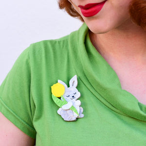 Erstwilder Junior & His Tulip Brooch BH7003-8060