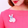 Erstwilder Kit & Egg Brooch BH7004-8092