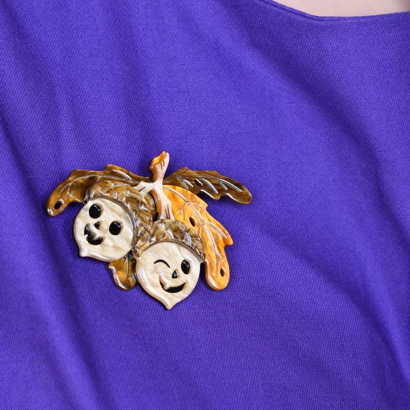 Acorn Afterlife Brooch Erstwilder