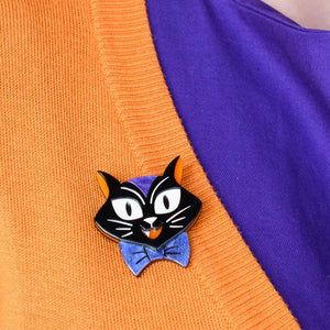 Erstwilder Cat Charming Brooch BH7130-7050