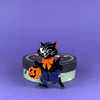Erstwilder Treat Seeker Cat Brooch BH7126-7061