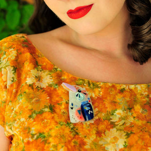 Erstwilder The Kooky Kookaburra Brooch BH6947-8010