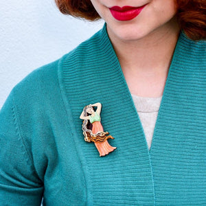 Erstwilder Lady Loie Brooch BH7024-9281