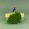 Erstwilder Le Peacock Royal Brooch BH7031-4030