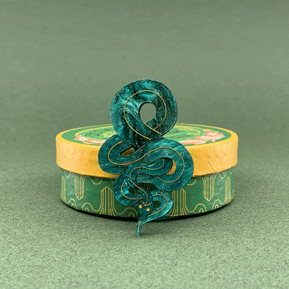 Erstwilder Le Serpent Brooch BH7032-4000