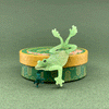 Leaps and Bounds Brooch