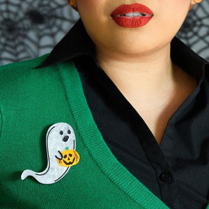 Erstwilder Lil Boo Ghost Brooch BH6902.8060
