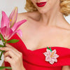 Erstwilder Frilly Lily Frond Brooch BH6797-2040