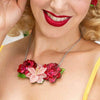 Tickled Pink Flower Necklace (Small)
